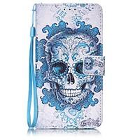 Skull Painted PU Leather Material of the Card Holder Phone Case Foramsung Galaxy J3 J5 J310 J510 J710