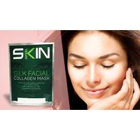 skinapeel silk collagen mask 5 pack