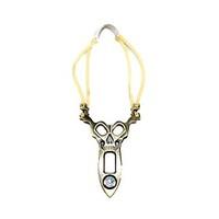 Skull Style Stainless Steel Slingshot With Compass
