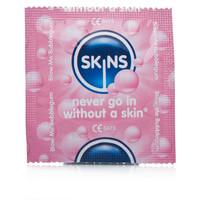 skins blow me bubblegum flavour condom 30 pack