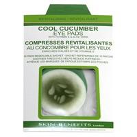 skin benefits cool cucumber eye pads 10 pads