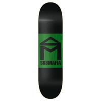 sk8 mafia house logo double dip skateboard deck black 8