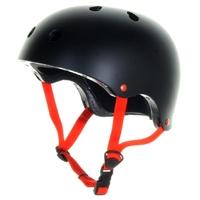 SkateHut Essentials Helmet - Black/Red