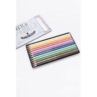 sketch sparkle glitter colouring pencils assorted
