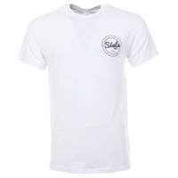 SkateHut Circle Dot Logo Kids T-Shirt - White