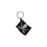 Skull - Keyring Flag (in 5cm x 8 Cm)