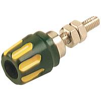 SKS Hirschmann 930 099-188 4mm Socket 16A Yellow-green