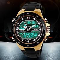 skmei mens watch sports analog digital lcd watch water resistantwater  ...