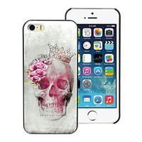 Skull and Rose Design PC Hard Case for iPhone 7 7 Plus 6s 6 Plus SE 5s 5c 5