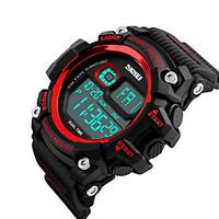 SKMEI 229 Men\'s Woman Watch Double Significant Outdoor Sports Watch Mountain Climbing Waterproof Electronic Watch Male LED Students Multi-Function