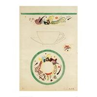 Sketch for a Cup and Saucer, 1920 by Wassily Kandinsky