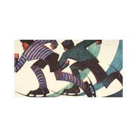 skaters 1953 by sybil andrews