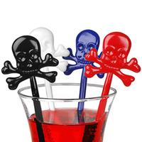 Skull & Crossbones Drink Stirrers (Pack of 40)