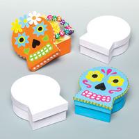 Skull Shaped Craft Boxes (Pack of 24)
