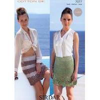 Skirt in Sirdar Cotton DK (7077)