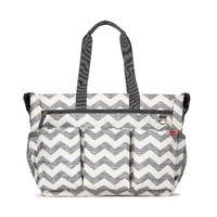 Skip Hop Duo Double Signature Changing Bag in Chevron