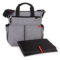 Skip Hop Duo Double Signature Changing Bag in Heather Grey
