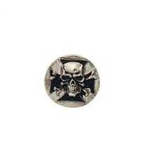 Skull Shield Concho Screw Back