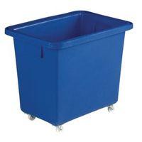 SKIP - BOTTLE 610x405x560mm ROYAL BLUE 4x50mm SWIVEL NYLON