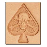 Skeleton Spade 3d Leather Stampi...