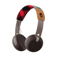 skullcandy grind wireless grayplaid