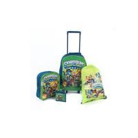 Skylanders 4-Piece Kids Luggage Set - Green