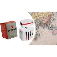 Skross World Travel Adaptor 2 with USB Charger