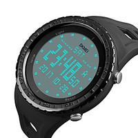 SKMEI 1246 Men\'s Woman Watch Double Significant Outdoor Sports Watch Mountain Climbing Waterproof Electronic Watch Male LCD Students Multi - Function