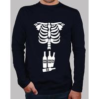 skeleton drink wine - m / l boy