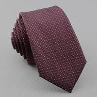 SKTEJOAN Men\'s Korean Business Occupation Lattice Narrow Ties (Width: 6CM)