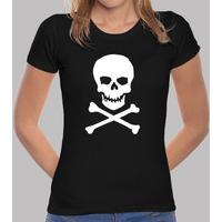 skull girl, manga short, black