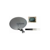 Sky & Freesat Satellite Dish, Quad LNB, Sat Finder & Twin Cable Kit