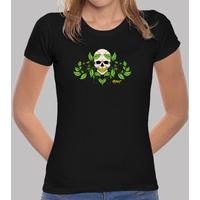 skull girl, manga short, black