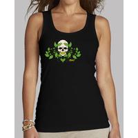 skull girl without sleeves black