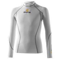 skins skins a200 youth long sleeve baselayer white