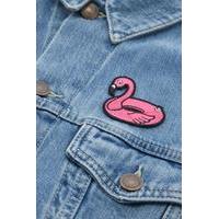 skinnydip flamingo float patch pink