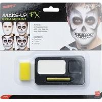 Skeleton Face Paint Kit With Crayon & Sponge