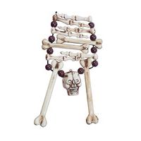 skeleton bone costume necklace