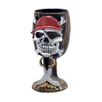 skull crossbone pirate goblet