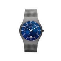 Skagen Grenen Steel Mesh And Titanium Case Watch