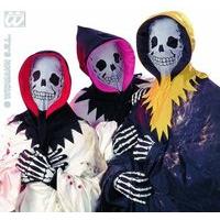 Skeleton Dress Up Set Accessory For Halloween Living Dead Fancy Dress