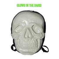 skull backpack natural glow