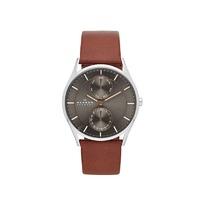 Skagen Men\'s Holst Refined Leather Watch