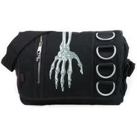Skeleton Hand Messenger Bag | Gothic shoulder Bag | College / Travel / Leisur...