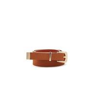 Skinny Faux Leather Belt