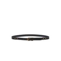 Skinny Faux Leather Belt