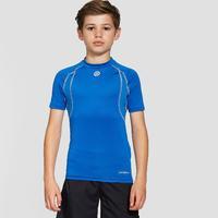 Skins Carbonyte Short Sleeve Baselayer - Blue, Blue