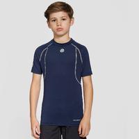 Skins Carbonyte Short Sleeve Baselayer - Blue, Blue