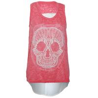 skull trim sleeveless top