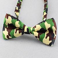 SKTEJOANMen\'s Fashion Show Camouflage Bow Tie